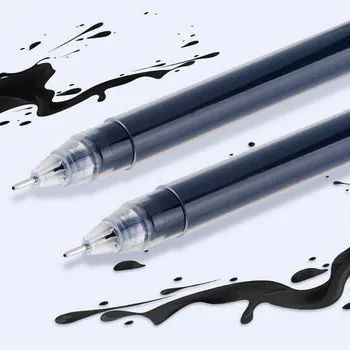 12 шт. /компл., гелевая ручка большой емкости 0,5 мм, креативная милая прозрачная Офисная ручка для подписи, студенческая ручка для письма