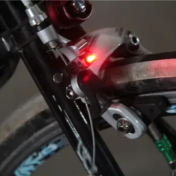 1ШТ Велосипед Велоспорт Нано Тормоз LED Light Mini Night Cool Travel outdoor Equipment Автомобильные Фары