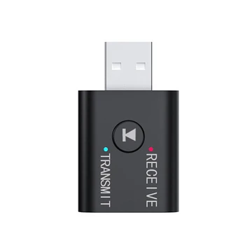 2 In1 USB Беспроводной Bluetooth-совместимый адаптер 5.0 Передатчик для компьютера, телевизора, ноутбука, динамика, гарнитуры, адаптера, приемника