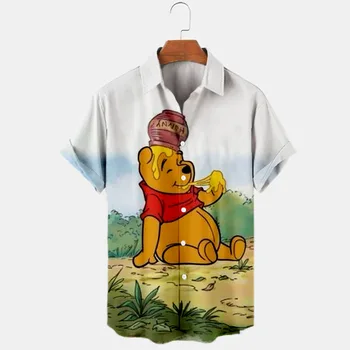 2022 Новые горячие рубашки с 3D-печатью, мужские футболки Disney с Микки Маусом, мужская модная одежда с милыми мультфильмами