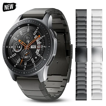 20мм 22мм Металлический Ремешок Для Samsung Galaxy Watch 3/4//5 pro 40 44мм 42 46мм Ремешок Из нержавеющей Стали Для Huawei watch GT3 2e Ultimate