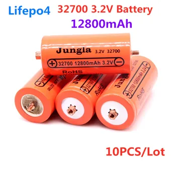4шт 100% Оригинальная аккумуляторная батарея Lifepo4 емкостью 32700 12800 мАч 3,2 В Профессиональная литий-железо-фосфатная аккумуляторная батарея с винтом