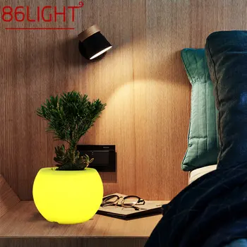 86LIGHT Новый продукт, 16 цветов, настольная лампа с дистанционным управлением, водонепроницаемый горшок для растений IP65, настольные лампы USB для украшения дома, виллы