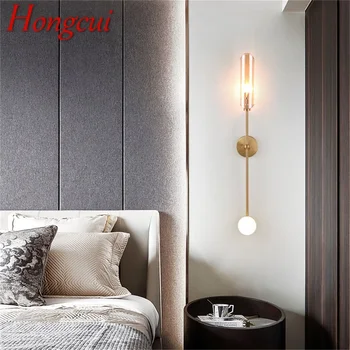 Hongcui Nordic Wall Lamp Creative Gold Современные Светильники со светодиодной подсветкой для Лепешек в помещении