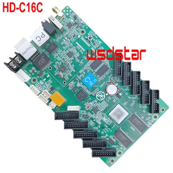 HUIDU HD-C16C (замена HD-C10C, HD-C15C, HD-C10C + WIFI, HD-C15C + WIFI) WIFI Асинхронная полноцветная плата управления светодиодами P2 P3 P4 P5