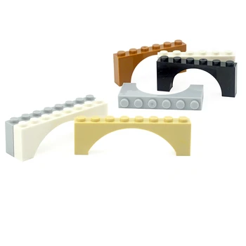 MOC Bricks Arch 1x8x2 Строительные Блоки Собирает Частицы, Совместимые с 3308 16577 DIY Обучающие Творческие Игрушки для детей