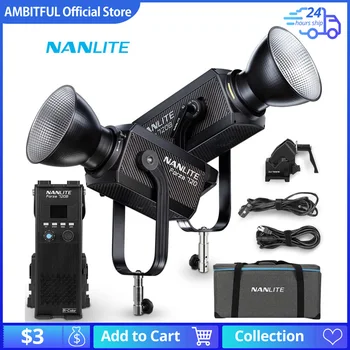 Nanlite Forza720 720B 800 Вт COB 2700-6500 К Светодиодный Точечный Светильник Для Фотосъемки, Двухцветный Светильник, Светодиодный Яркий Мощный Светильник для кино