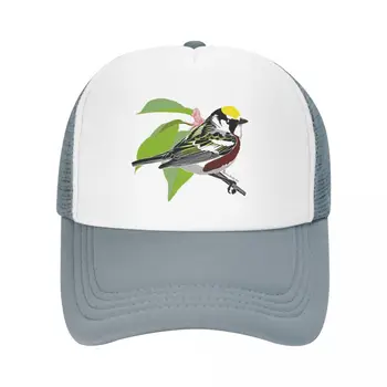 Бейсбольная кепка Warbler с каштановыми краями, кепка для гольфа, женская кепка, мужская кепка