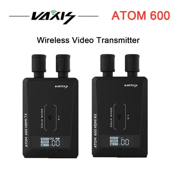 Беспроводной передатчик-приемник Vaxis ATOM 600, система передачи видеоизображения 1080P HD, совместимая с HDMI для фотокамеры