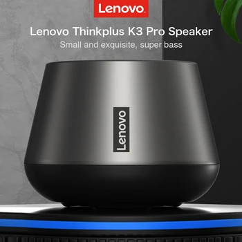 Динамик Lenovo K3 Pro Bluetooth 5.0, настоящий беспроводной стереомузыкальный плеер с микрофоном, динамики стереозвука для звонков высокой четкости, сопряжение TWS