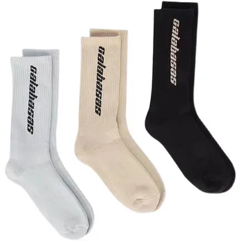 Европейский и американский бренд tide с английским алфавитом, мужские и женские носки-трубочки, цветная пара, хлопчатобумажные носки для отдыха и спорта