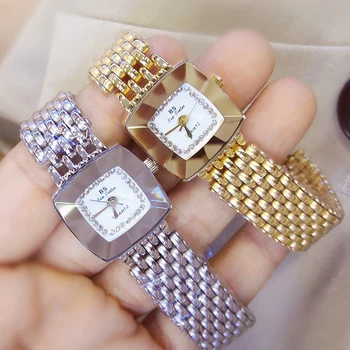 Женские часы люксового бренда 2022, платье со стразами, Женские наручные часы, Стильные Золотые Женские часы для женщин Montre Femme 2023