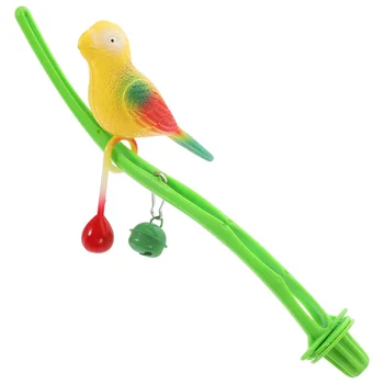 Игрушки Какаду, шест для попугая, жердочки для птиц, Конусообразная клетка для хвоста попугая, Пластиковые подставки