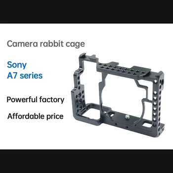 Камера для фотосъемки в клетке с кроликом, адаптер расширения, Защитная рамка, аксессуары для камеры Sony A7 A7S A7R-022