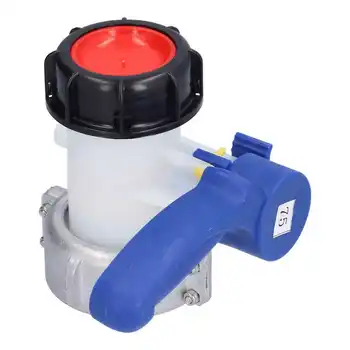 Клапан-бабочка Кран DN50 Адаптер для воды в баке IBC Антикоррозийный для контейнера для тоннажной бочки аксессуары для бака IBC