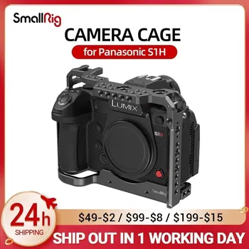 Клетка SmallRig S1H для камеры Panasonic S1H С Креплением для холодного Башмака и Рейкой Нато Fr EVF Крепление Микрофона Вариант DIY Видеосъемка 2488