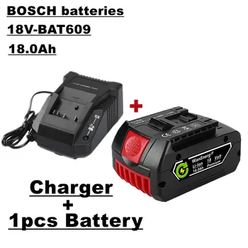 Литий-ионный аккумулятор электроинструмента 18 В, 18,0 ач, подходит для bat609, bat609g, bat618, bat618g, bat614, продается 1 аккумулятор + зарядное устройство