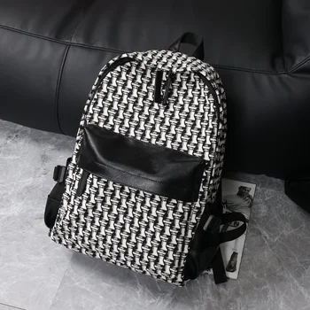 Модный жаккардовый рюкзак Для мужчин и женщин, роскошные брендовые мужские рюкзаки, дорожные сумки для ноутбуков большой емкости, школьный рюкзак Mochila
