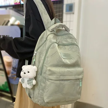 Модный Женский ноутбук с высокой емкостью для печати, Женская водонепроницаемая школьная сумка, Модный Женский рюкзак для колледжа, Милые Сумки для путешествий для девочек