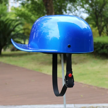 Мотоциклетный шлем Ретро-шлем Регулируемый подбородочный ремень Бейсболка Аксессуары для шлема Утиный шлем Одобренный Dot Велосипедный шлем