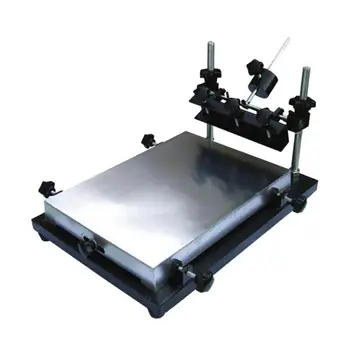 Настольная ручная светодиодная печатная плата QH-Y2 печатная машина для печатных плат SMT Паяльная паста трафаретный принтер