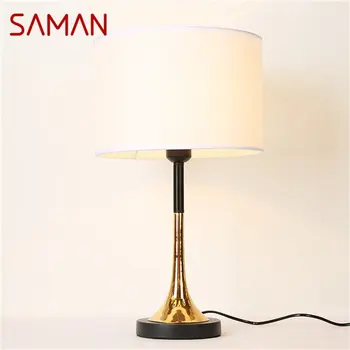 Настольные лампы SAMAN, современный роскошный дизайн, светодиодный настольный светильник, декоративный для дома