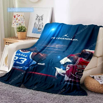 Одеяло с логотипом команды, 23 шарика, Звездное одеяло, покрывало для дивана, простыня, одеяла для кроватей, охлаждающее одеяло, плед, покрывало
