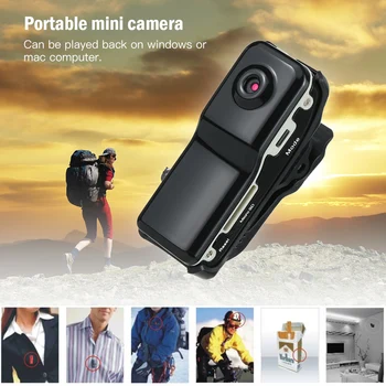 Портативный цифровой видеомагнитофон Мини Монитор DV Микро карманная скрытая камера Идеальная камера для помещений или дома и офиса