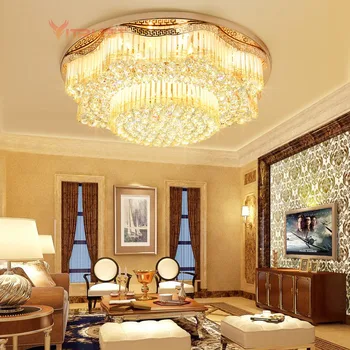 Роскошные современные хрустальные люстры Люстры Потолочные светильники для гостиной столовой спальни домашнего освещения