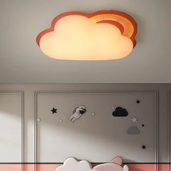 Светильник для детской комнаты потолочный светильник Cloud Creative Nordic Lamps, современный простой теплый светильник для спальни