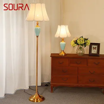 Современная керамическая торшерная лампа SOURA Nordic Creative Fashion Настольная лампа со светодиодной подсветкой для дома, гостиной, спальни
