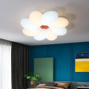 современный светодиодный потолочный светильник, меняющий цвет, светодиодные потолочные светильники в виде звездочек, абажуры для ламп, потолочный светильник cube