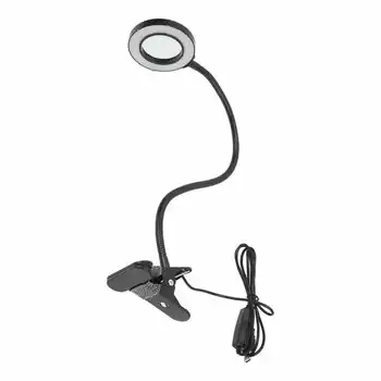 Увеличительная лампа LED Light 3X Gooseneck с USB-кабелем Регулируемая яркость для чтения рабочего