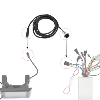 Удлинительный кабель для электровелосипеда с 5 контактами, 170 см, Водонепроницаемый Кабель-адаптер для дисплея SM, аксессуары для электровелосипедов 2023 г.