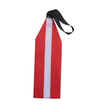 Флаг безопасности для каяка Предупреждающий флаг Светоотражающие полосы Флаг прицепа для SUP Буксировки каноэ Аксессуары для безопасности прицепа для путешествий