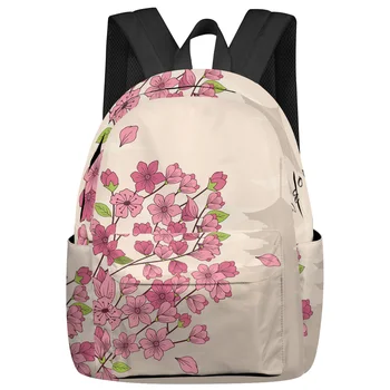 Цветущая вишня, Цветочная башня, Японские рюкзаки, Подростковые Студенческие школьные сумки, Рюкзак для ноутбука, Мужские, Женские, дорожные Mochila