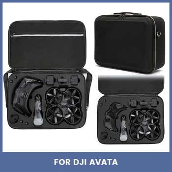 Чехол для хранения, портативная сумка для хранения, черно-серая портативная сумка через плечо, защитная сумка для Dji Avata Goggles 2 V2, чехол для аксессуаров