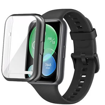 Чехол из ТПУ Для Huawei Watch fit 2 Case Smartwatch, Аксессуары С Покрытием, Универсальная Защитная Пленка Для Экрана Huawei Watch fit /новый Чехол