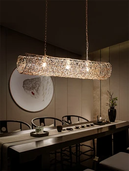 Японские ажурные подвесные светильники из ротанга Юго-Восточной Азии гостиная столовая кабинет чайная комната подвесные светильники из ротанга в стиле ар-деко