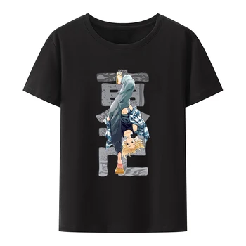 Японские аниме Roupas Masculinas Tokyo Revengers Графические футболки Мужская одежда Мужская футболка с коротким рукавом Крутые футболки повседневные