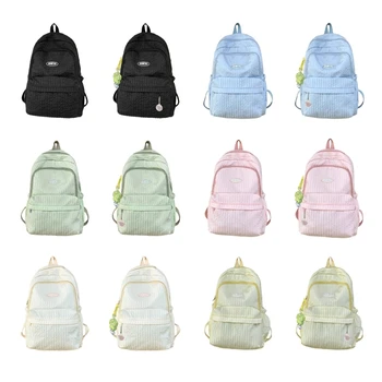 Японский женский школьный рюкзак ярких цветов, модный дорожный рюкзак для девочек-подростков, нейлоновая школьная сумка, женская сумка для книг