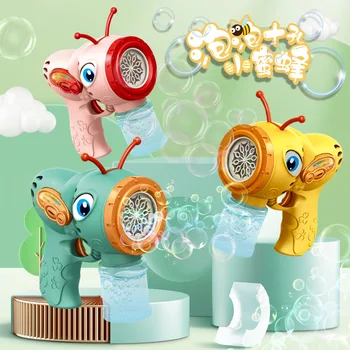 10 Отверстий Bubble G-un Игрушки для Детей на Открытом воздухе - Машина для Мыльных Пузырей с Кроликом, Наполнители для Пасхальных Корзин, Подарки для Мальчиков и девочек