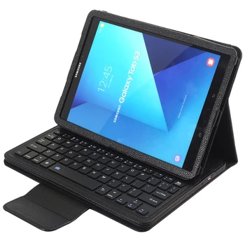 10 шт./лот Ультратонкая Съемная Беспроводная Клавиатура Bluetooth Кожаный Чехол Для Samsung Galaxy Tab S7 11 