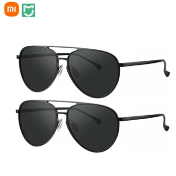 100% оригинальный Xiaomi Mijia для женщин мужчин путешествия умные очки Луки УФ блокирующие солнечные очки UV400 антибликовым покрытием алюминиево-магниевый каркас