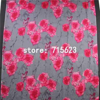 16070164 шелковая ткань с принтом шелковой шифоновой ткани для шелкового платья