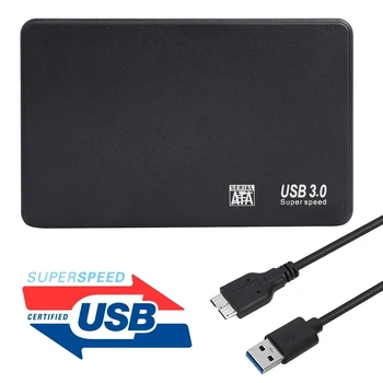 2,5-дюймовый корпус жесткого диска USB3.0-SATA3 с поддержкой высокой скорости 8 ТБ жесткого диска Внешний SSD-накопитель для жесткого диска Портативный жесткий диск с кабелем USB C