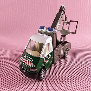 2 шт./лот Архитектурная модель металлической полицейской машины для 1/64 конструктора игрушки