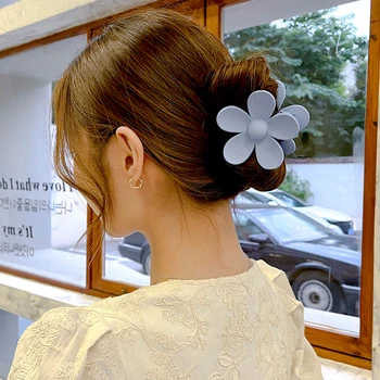 2022 Женские заколки для волос в форме цветка в корейском стиле для девочек, элегантные заколки для волос, головные уборы, заколка для волос, модные заколки для волос