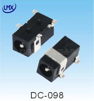 30 Шт./ЛОТ DC098 4,3*1,65 ММ розетка для розетки Зарядного устройства 5-контактный разъем SMT DC-098