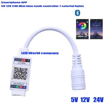 DC5-24V Bluetooth-Совместимый WiFi / RGB RGBW светодиодный контроллер Android IOS APP, пульт Дистанционного Управления Для 5050 RGB RGBW светодиодной ленты